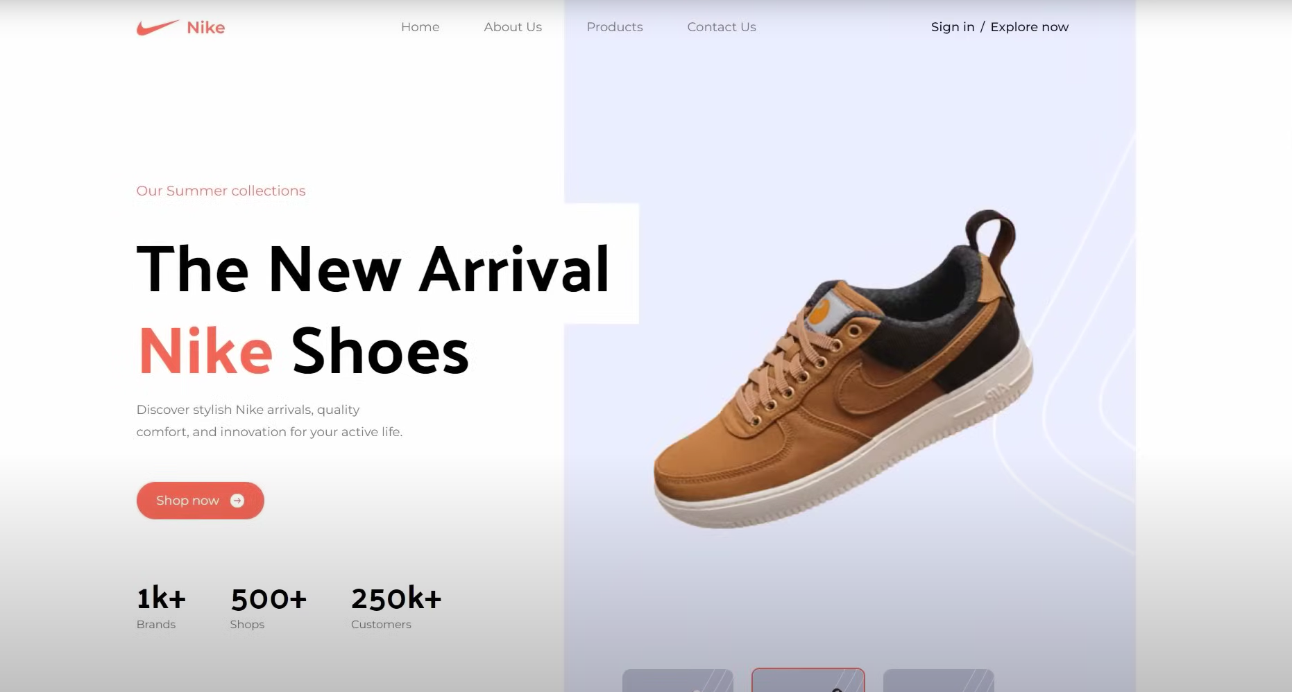 Nike Landing Page Project